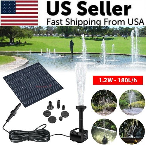 Solar power fountain - solar,